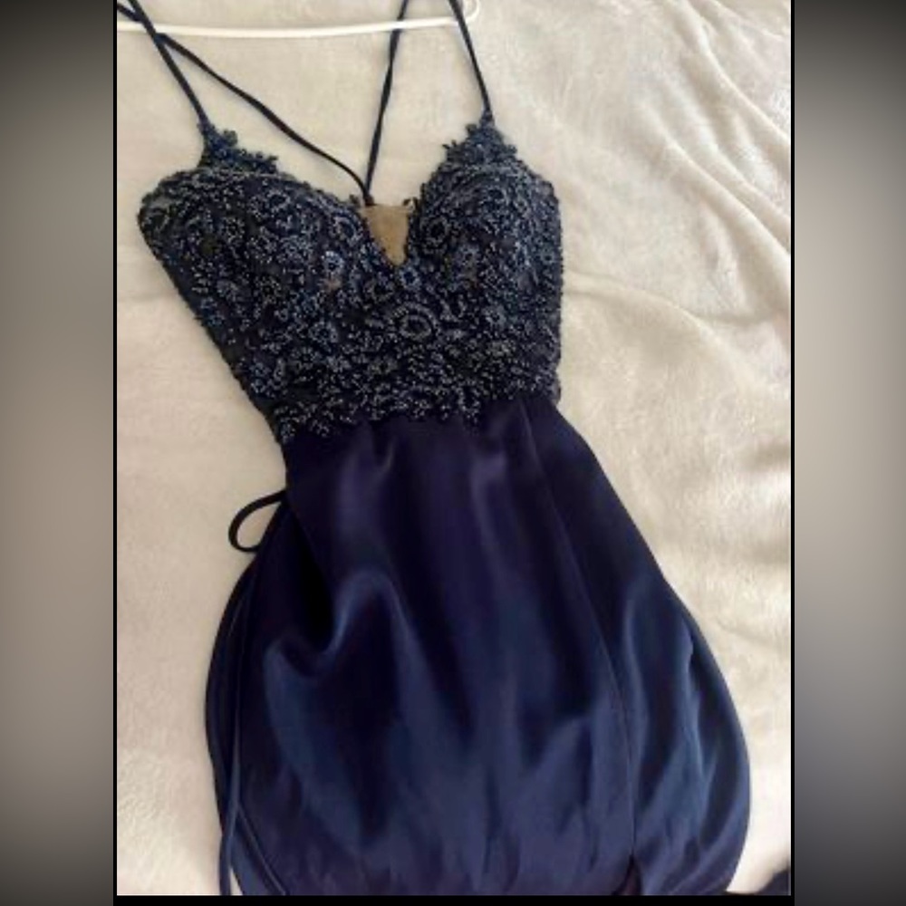 Mermaid Sequence Floor Length Dress